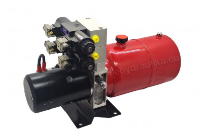 Mini aggregátum 2,2 kW, 24 DC, 4,2 cm3, 10 literes tartály,2 mágnesszeleppel