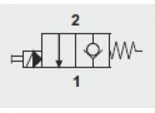 2/2 SZELEP, NC+VÉSZ+12V