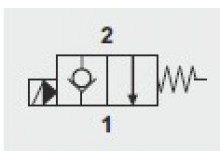 2/2 SZELEP, NO+VÉSZ+24V
