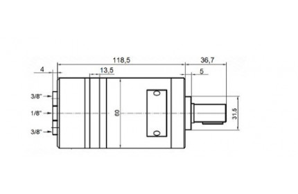 Orbita hidraulikus motor, MAMM40C/VGMM40A1A