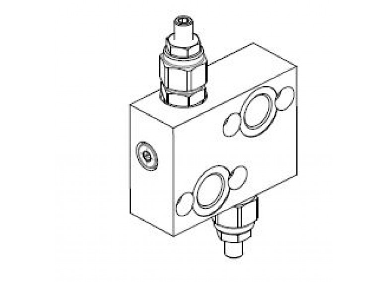 DANFOSS OMP / OMR MOTOR ÁLTALÁNOS BIZTONSÁGOS SZELEP, G1 / 2 ”BSPP
